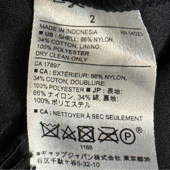 Banana Republic Factory Navy Black Lace Pencil Skirt 2 - Picture 8 of 8